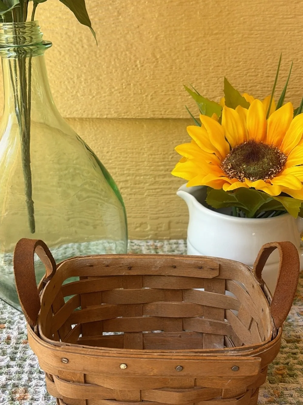 Longaberger handwoven basket